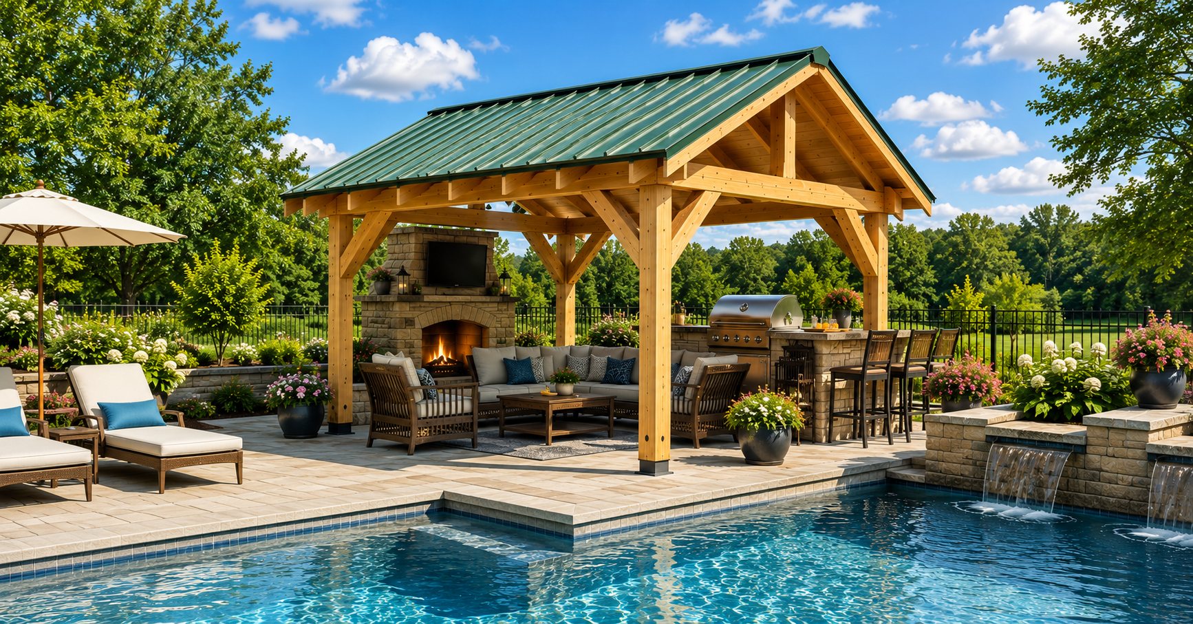 Save BIG on Outdoor Living: Summer Pavilion Sale at Eagle Point Log Homes!